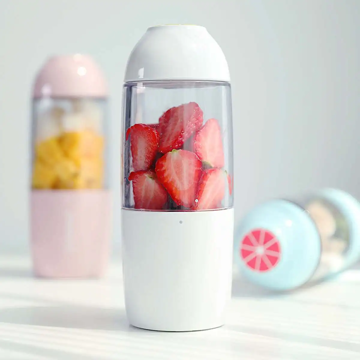 

Portable USB Electric Fruit Orange Juicer Smoothie Maker Juice Juicers Child Healthy Life Potable Machine Squeezer 380ml
