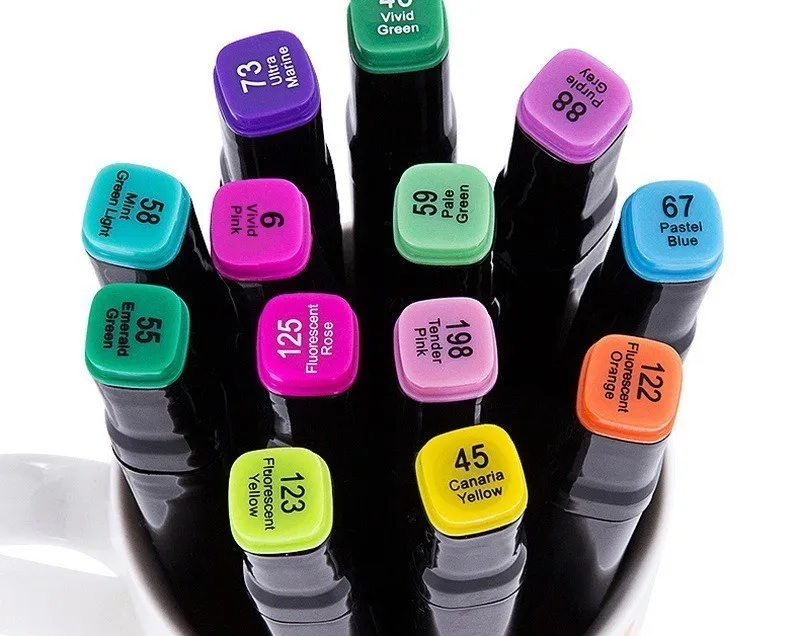 

Mark pen set student hand-painted color painting oily pen comic design 36 color watercolor