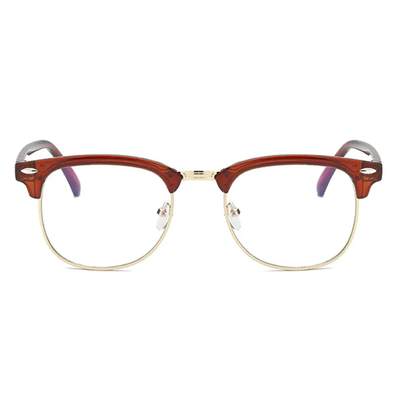 

Imwete Retro Finished Myopia Glasses Men Women Half Frame Eyeglasses Student Short Sighted Eyewear -1.0 -1.5 -2.0 -2.5 -3.0 -3.5