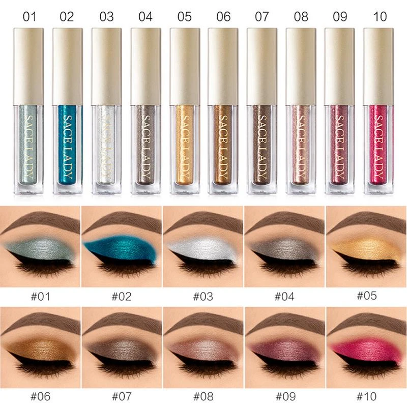 silver liquid eyeshadow