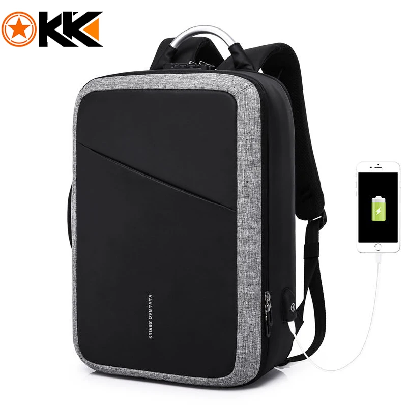 

Kaka Anti Theft Male Backpack Usb Charging 15.6 Laptop Bag Backpack Schoolbag Men Waterproof Travel Backpacks Mochila Backbag