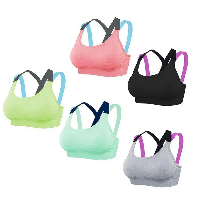 

Woman Cross Yoga Sports Bra Crop Sport Top Female Fitness Tops Women Wear For Gym Bras Brassiere Active Clothing