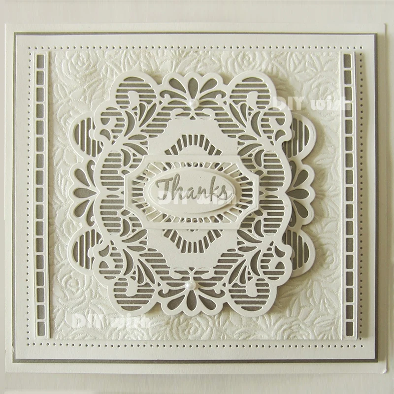 

Multi-layer Frame Craft Dies Metal Cutting Dies Stencils for DIY Scrapbooking album Decorative Embossing Hand-on Paper Cards