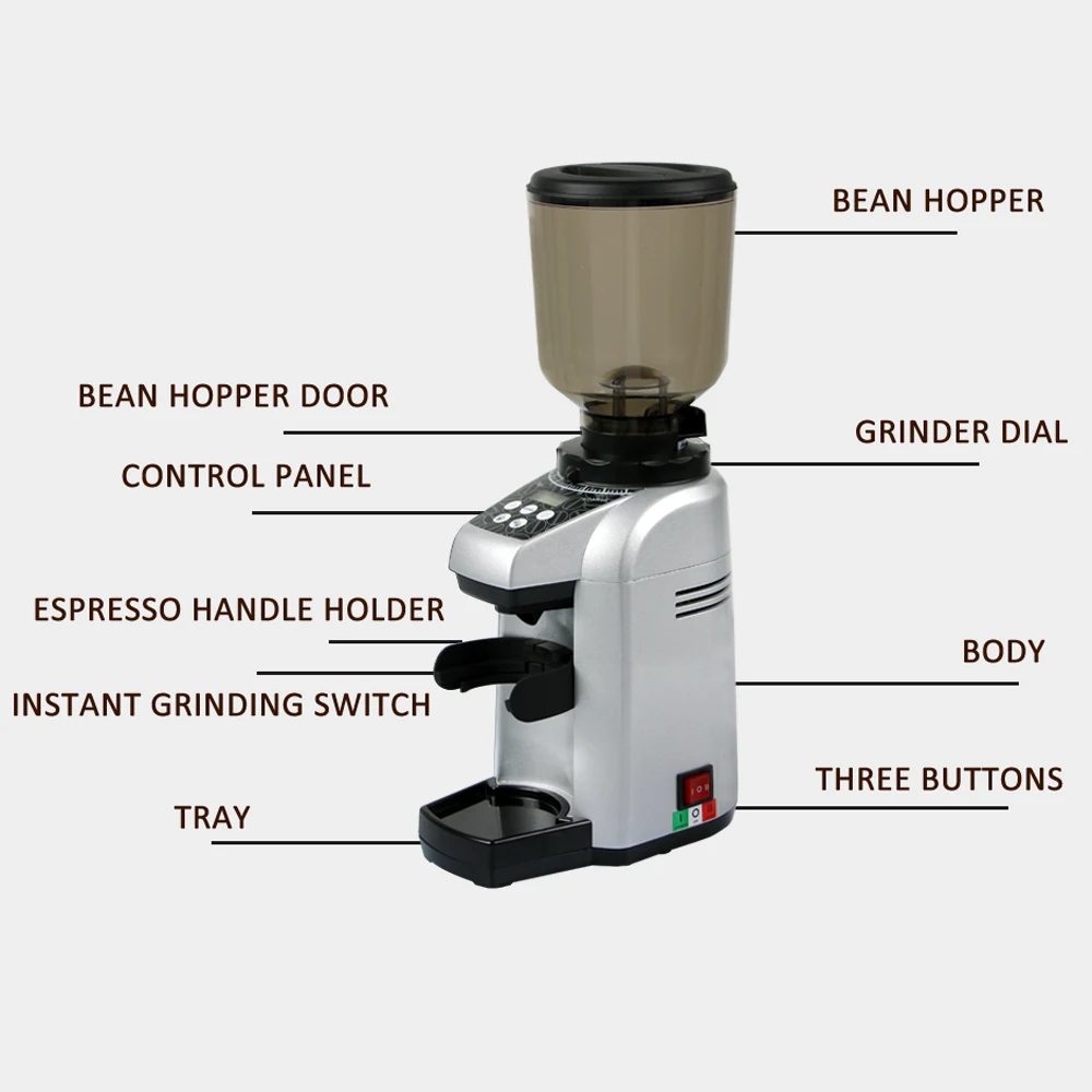 ITOP Commercial Coffee Grinder Coffee Bean Dry Food Milling Machine Burr Grinders Coffee Tools ITOP Commercial Coffee Grinder Coffee Bean Dry Food Milling Machine Burr Grinders Coffee Tools