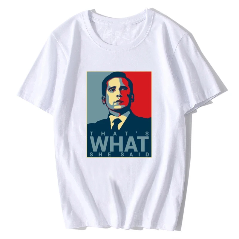 Cool Casual Pride T-Shirt Men Unisex - That's What She Said Tee: Office T-Shirt, Funny TV Show, New Fashion Cool Tshirt image 3
