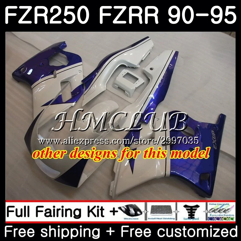 FZR250R для YAMAHA FZR 250 1990 1991 1992 1993 1994 1995 2HC.0 FZRR 250R R FZR250 90 91 92 93 94 95 обтекатель глянцевый