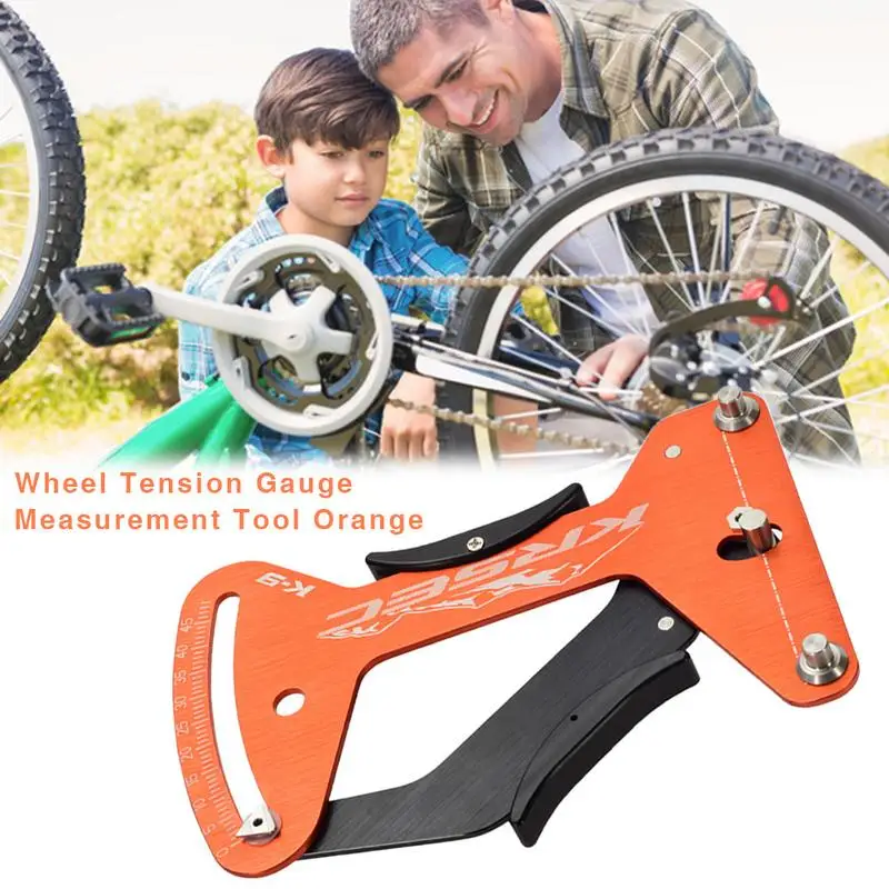 

Bike Indicator Attrezi Meter Tensiometer Bicycle Spoke Tension Wheel Builders Bicycle Repair Tool Wheel Gauge Measurement Tool