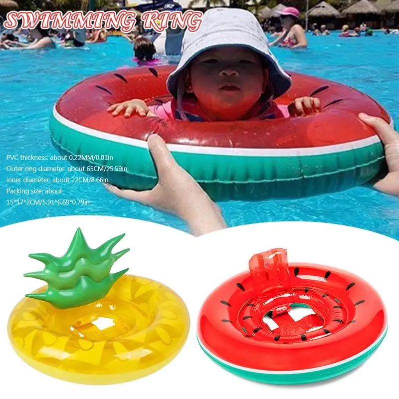 Children s Swimming Ring Inflatable Cartoon Watermelon Pineapple Double Color Leaf Seat Float Harmless PVC Plastic Toy For Baby Children s Swimming Ring Inflatable Cartoon Watermelon Pineapple Double Color Leaf Seat Float Harmless PVC Plastic Toy For Baby