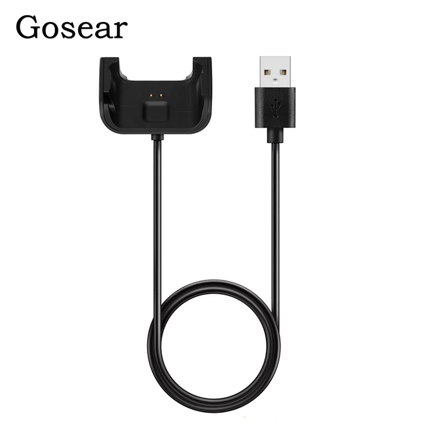 Gosear USB зарядное устройство Замена зарядки Колыбель Док-станция для Xiaomi HUAMI AMAZFIT A1608 Молодежный Выпуск Смарт-спортивные часы