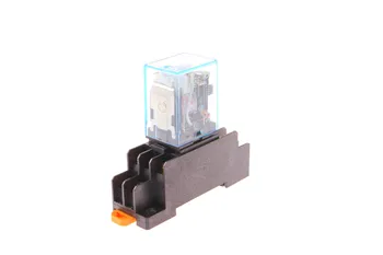 

1 Set LY2NJ HH62P-L JQX-13F-2Z DC12V 34V AC110V 220V+ PTF08A Track/Surface Mount Socket