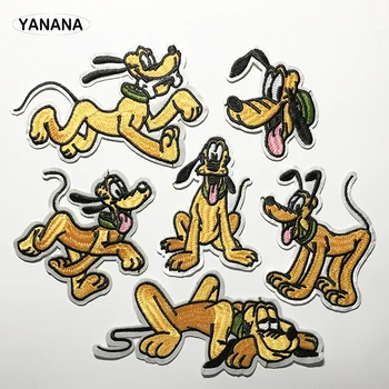 

puppy dog cartoon animals Embroidered Iron on stickers DIY individual personality Clothing