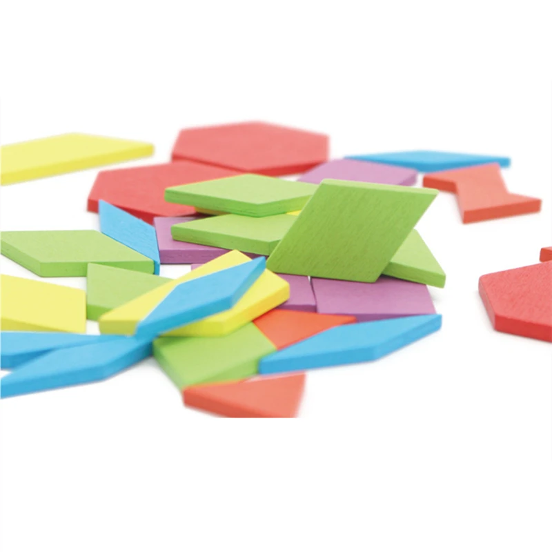 3D rompecabezas juego de juguetes de Montessori bebé niños tarjeta Oyuncak Juegos Educativos de los niños de Aprendizaje Temprano rompecabezas Tangram 3D rompecabezas juego de juguetes de Montessori bebé niños tarjeta Oyuncak Juegos Educativos de los niños de Aprendizaje Temprano rompecabezas Tangram