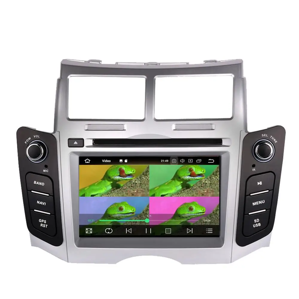 Android 8 0 автомобильный Радио GPS навигация мультимедийный плеер для Toyota Yaris 2005 2006 2007