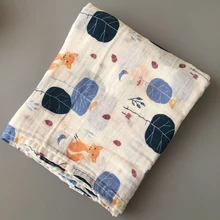 Детское Пеленальное Одеяло мягкие из муслина для новорожденных младенческой хлопок пеленать полотенца