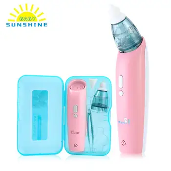 

Baby Electirc Nasal Aspirator Safe Fast Hygienic Snot Sucker With 3 Adjustable Suction for baby Toddler Nose Cleaner Top Quality