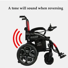 Free shipping 2019FOLDING POWER ELECTRIC WHEELCHAIR FOR DISABLED PEOPLE W5213