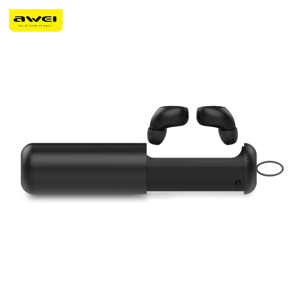 Наушники вкладыши Awei T5 Беспроводной наушники TWS истинные BluetoothV5.0 Спортивная
