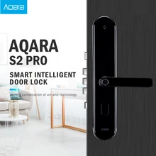 Aqara S2 Pro умный дверной замок Интеллектуальный Пароль отпечаток пальца ключ разблокировка приложение в режиме реального времени монитор Блокировка конфиденциальности Mi Home