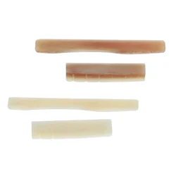 2pcs Natural Bone Acoustic Guitar Bridge Bone Saddle Nut Kit For Wooden Acoustic Folk Guitar 2pcs Natural Bone Acoustic Guitar Bridge Bone Saddle Nut Kit For Wooden Acoustic Folk Guitar