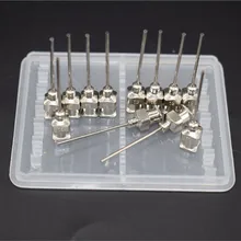 

12pcs 19G Dispensing Needle Stainless Steel Dispensing Syringe Needle Tips 0.7mm Adhesive Syringe Needle Soldering Tips Machine