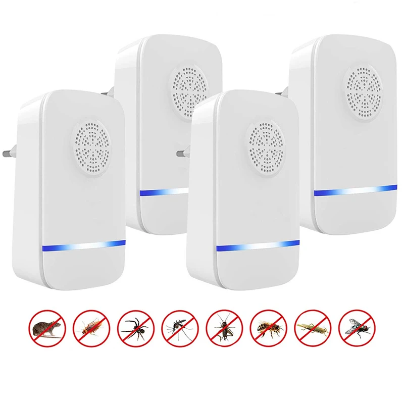 

2019 Electric Repellent Fly Trap Ultrasonic Pest Pest Electronic Plug Safe Non-Toxic Integral Coverage Rodent Insect Control​