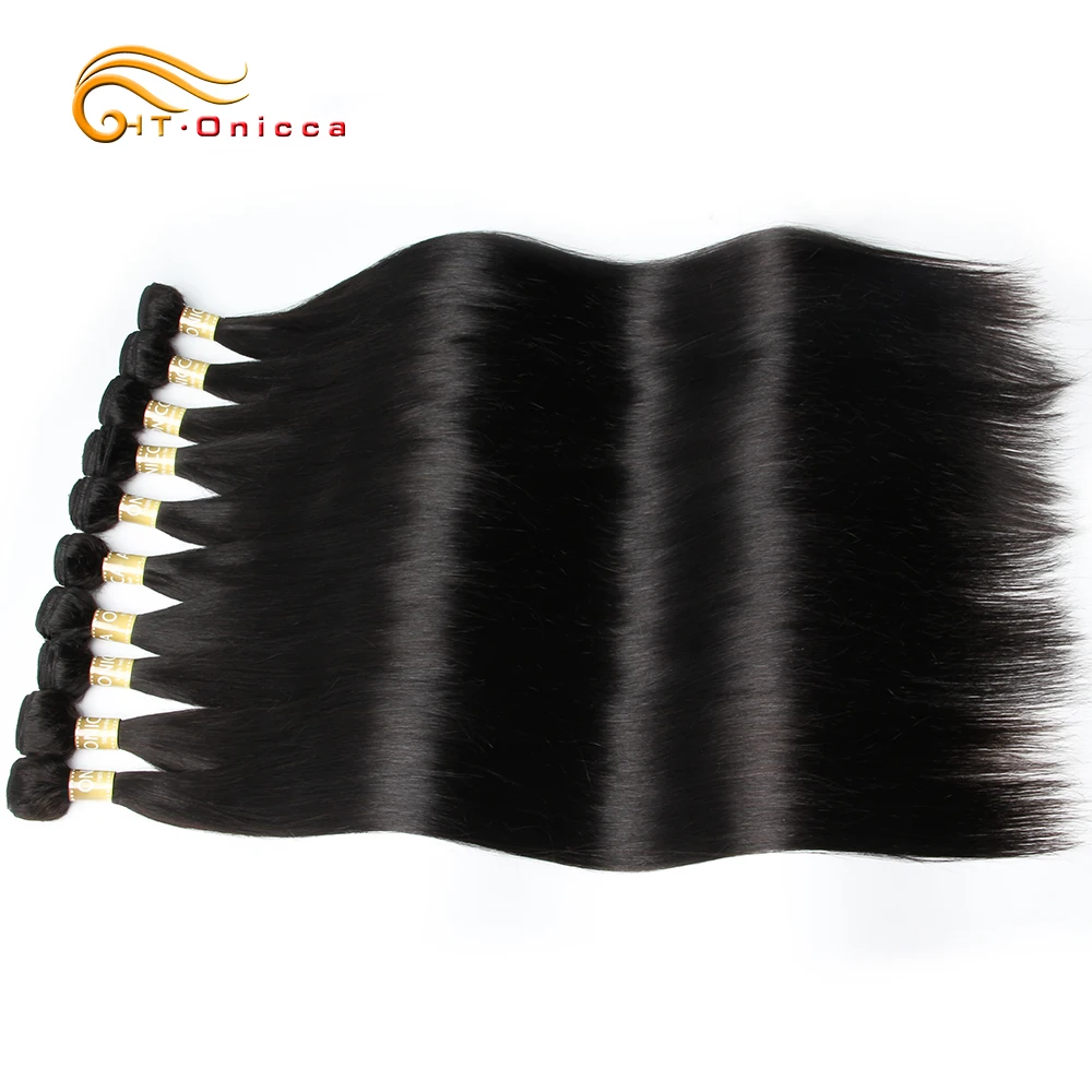 Indian Straight Hair Bundles Human Hair Extensions 1 3 4 Bundle Deals Non Remy Hair Weave Bundles Natural Color Free Shipping