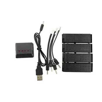 

RCtown 3.7V 500mah Lithium Battery + Balance Charger for None H47 E56 T47 HS160 H47WH Quadcopter Parts D30
