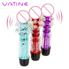 VATINE G-spot Massager Jelly Dildo Penis Vibrator Sex Toys For Women Clitoris Stimulator Female Masturbator G-spot Vibrator