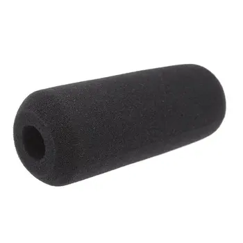 

12cm Mic miniphone Foam Sponge Windscreen Cover for miniphone Black