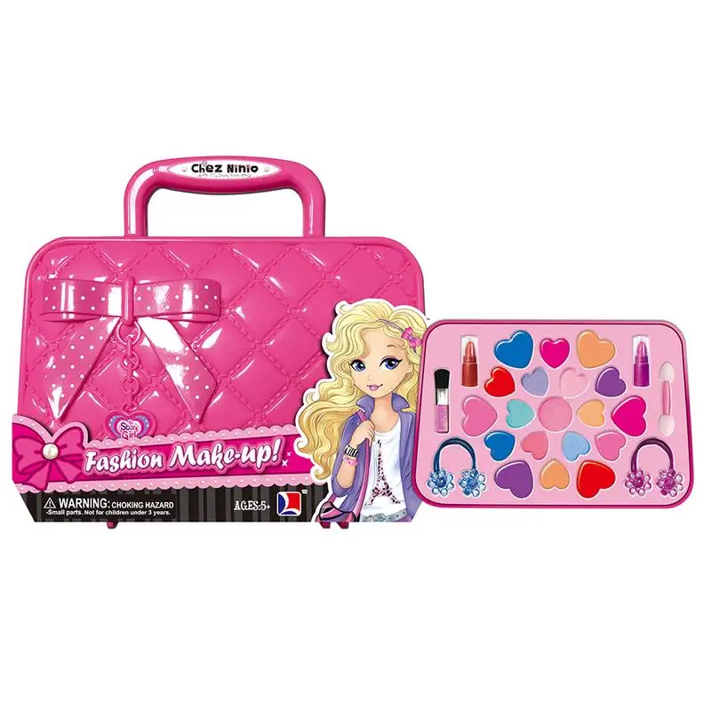  Kids Makeup Toy Pretend Play Kid Makeup Set Safety Non-toxic Makeup Kit Toy For Girls Dressing Cosm - 33006994808