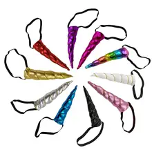 10 шт ободки с единорогами вечерние декоративные головные уборы аксессуары для волос для детей