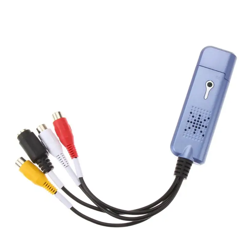Портативный USB 2,0 конвертер аудио видео Контроль яркости контрастности и насыщенности захвата адаптер устройство захвата для Win XP 7 8