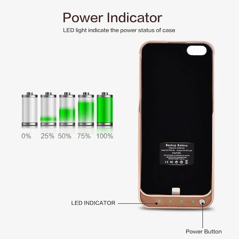 Extpower Hot 4200mAh Battery Charger Case Powerbank For IPhone 5 S 5S SE Backup External Phone Charging Power Bank Cover