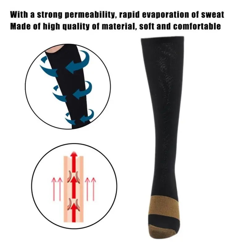 JUMEAUX EU 40-47, эластичные Компрессионные носки для ног, профессиональные Компрессионные носки для бега, высококачественные спортивные носки для мужчин