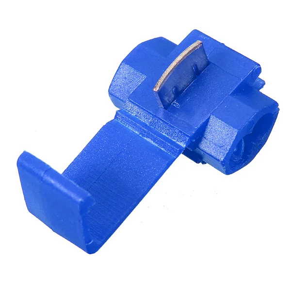 

20pcs Blue Quick Splice Lock Wire Electrical Cable Connectors Terminals Crimp 14-16AWG Electrical Cable Connectors
