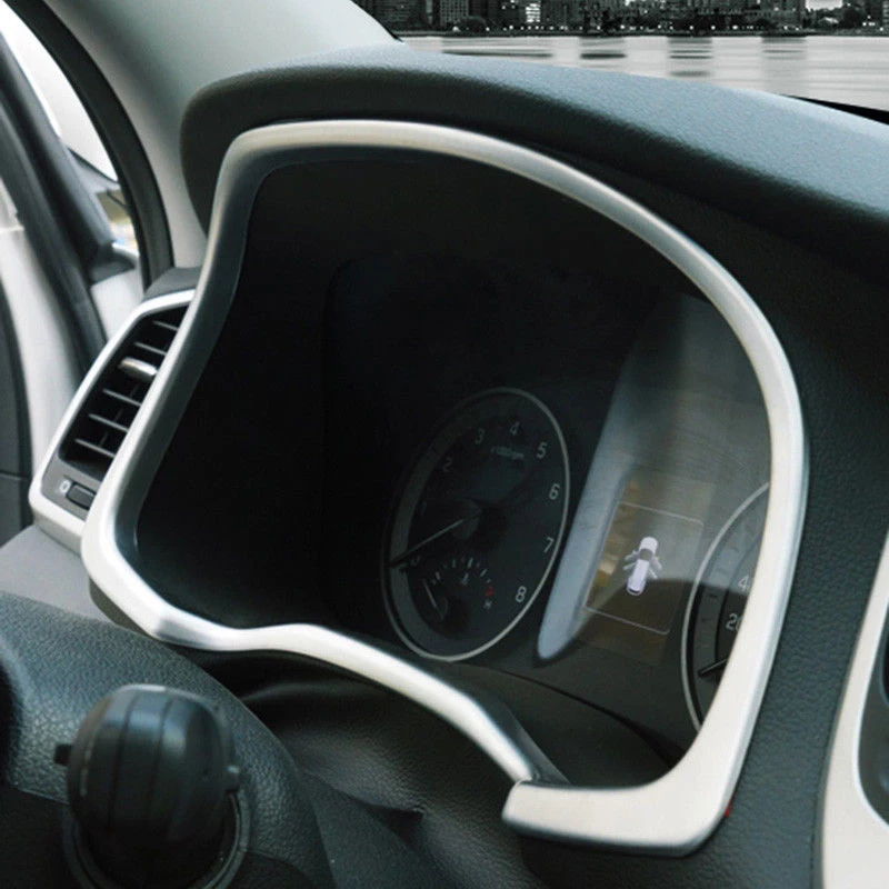 

For Hyundai Tucson 2016- Chrome Instrument Gauge Panel Cover Trim Bezel Garnish
