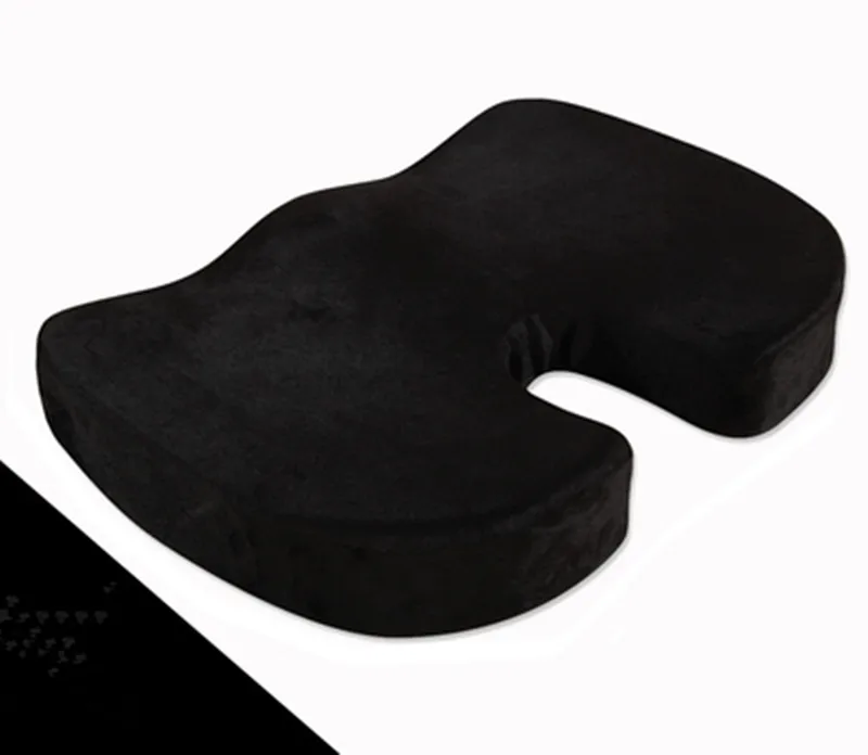 Ортопедическая подушка для сиденья Black Coccyx поддержки поясницы удобная офисная из
