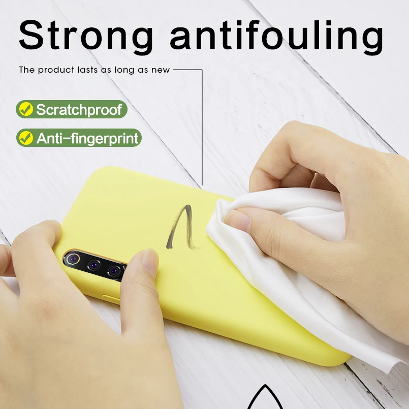 Silicone Case For Xiaomi Mi 9 Original Liquid Soft Silicon Case Plain Color Clear Bumper For Xiaomi Note 7 Mi8 Lite Coque Capa