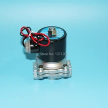 3/", 1/2", 3/", AC110V, 220 В, DC12V/24 В Нержавеющая сталь 304 N/C Электрический электромагнитный клапан пневматический клапан для воды масло воздуха газа