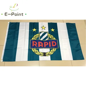 

Austria Rapid Vienna FC 3ft*5ft (90*150cm) Size Christmas Decorations for Home Flag Banner Type B Gifts