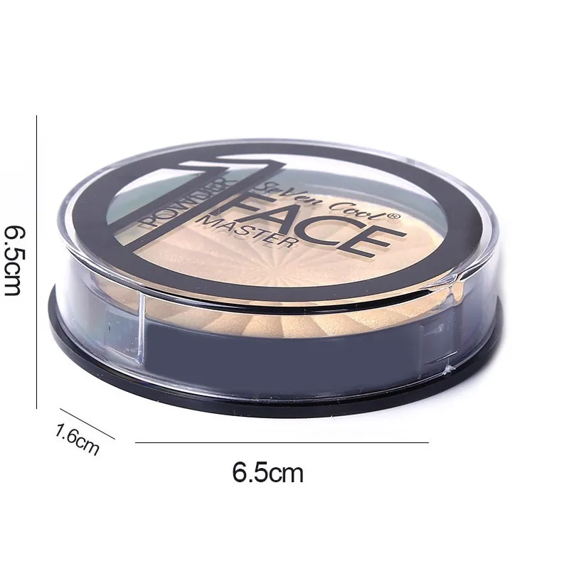 Blueness 1 коробка Макияж Highlighter пудра мерцающий хайлайтер палитра контур лица