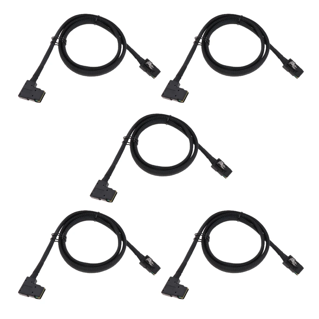 

5xMini SAS Cable 36PIN SFF8087 To 8087 SAS HDD Hard Drive Adapter Cable 70cm