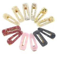 12 шт. заколки с открытой спиной, винтажное геометрическое акриловые аксессуары для волос заколка для волос заколки-пряжки для волос для девушек и женщин