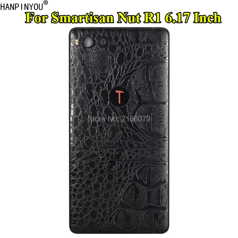 

For Smartisan Nut R1 6.17" Crocodile / Snake Skin Pattern Leather Full Back Cover Matte Decals Wrap Sticker Film