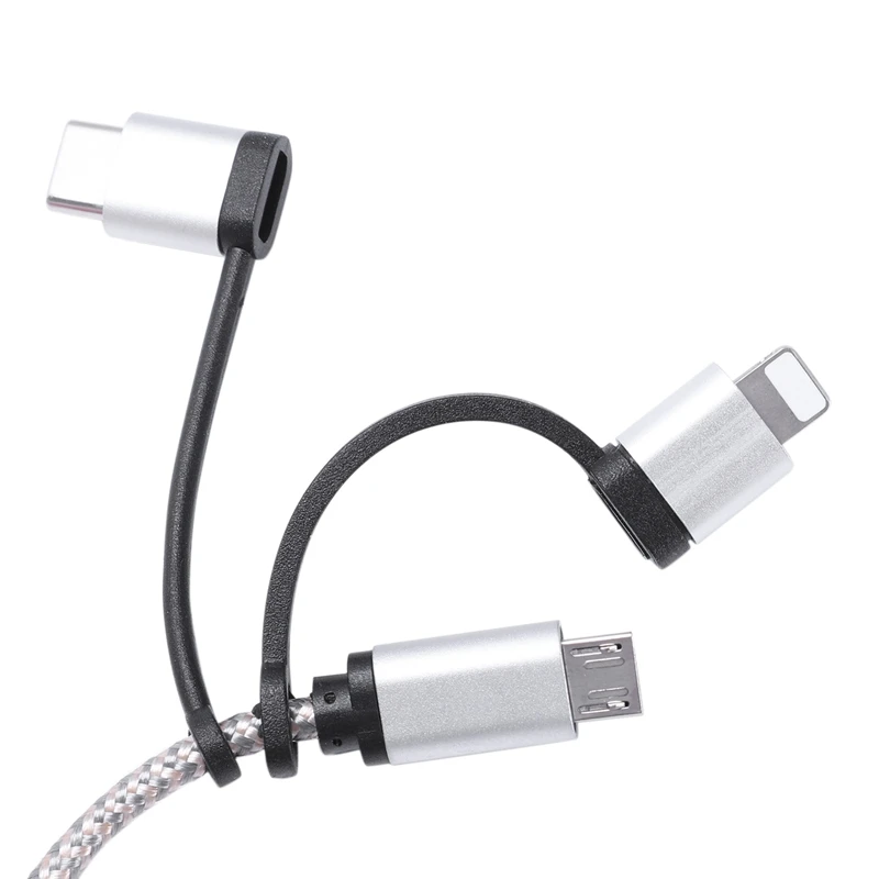 3 в 1 8 м Hdmi кабель Hdtv адаптер нейлоновый Плетеный av для Micro Usb/type C к 1080P Ios телефона