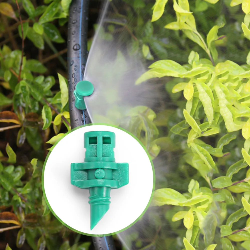 

50pcs 180 Degree Misting Spray Nozzle Garden Greenhouse Refraction Misting Micro Lawn Watering Irrigation Tool Water Sprinkler