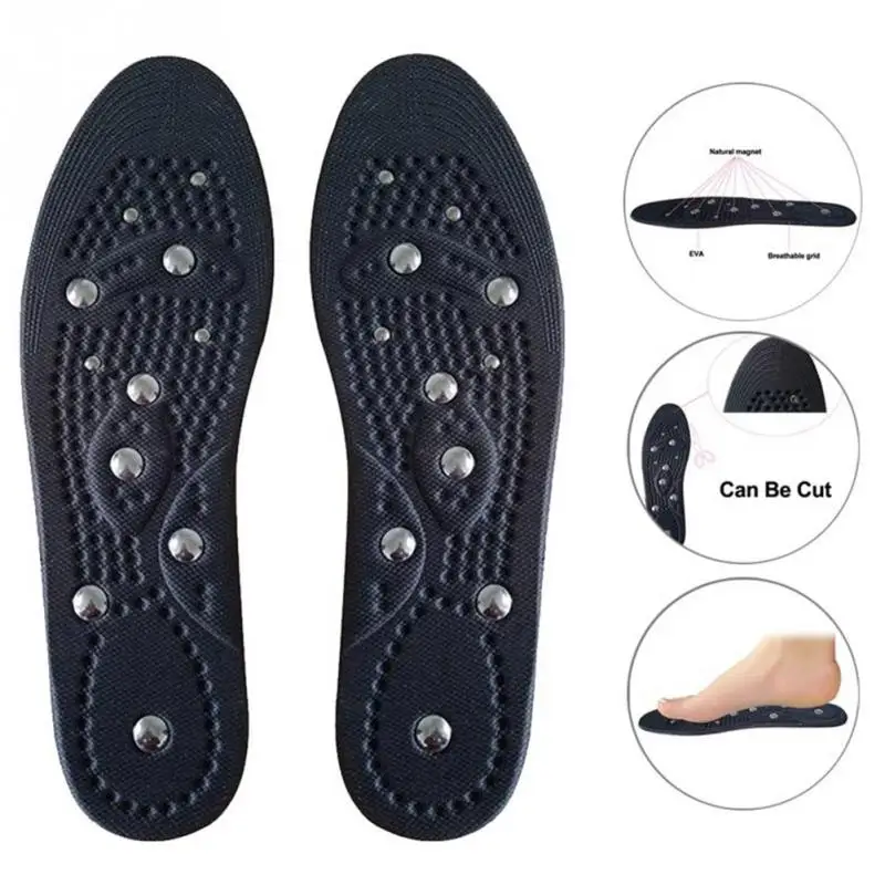 

Magnetic Therapy Magnet Health Care Foot Massage Insoles Plantar Heel Care Improve Sleeping Insoles For Men Women