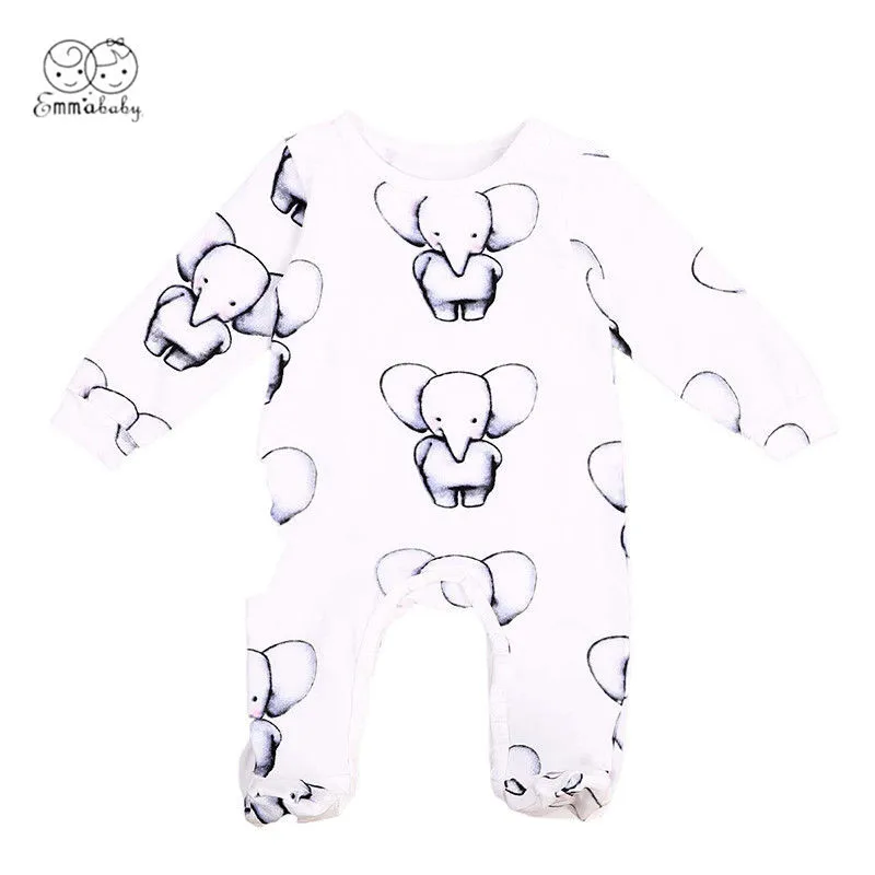 2019 Emmababy Cute Good Newborn Toddler Baby Boy Clothes Cotton Romper