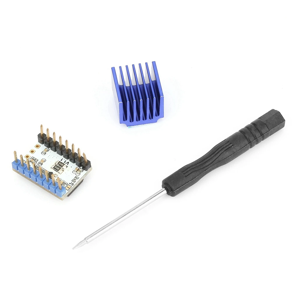 SD6128 V1.1 35V 2.2A 128 микрошаговый Драйвер+ радиатор+ отвертка для 3d принтера инструмент