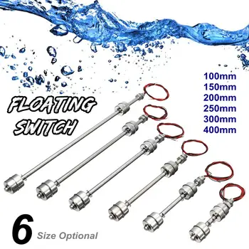 

6 Size Stainless Steel Float Switch Tank Liquid Water Level Sensor Double Ball Float Switch Tank Pool Flow Sensors 10W / 50W